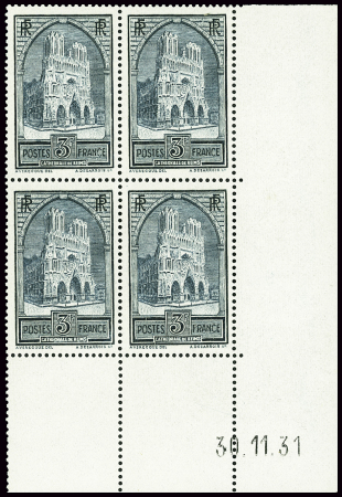 N°259 3f Cathédrale de Reims 30-11-31 (type IV), n