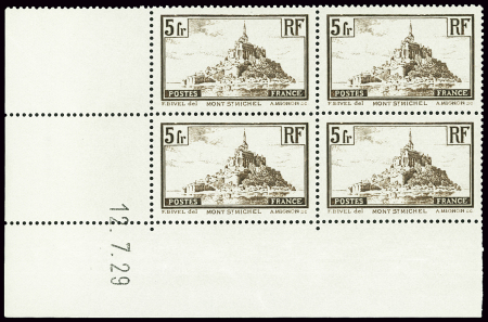N°260 5F Mont St Michel 12-7-29, neuf **, TB