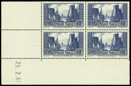 N°261 10F La Rochelle 25-2-38, neuf **, TB