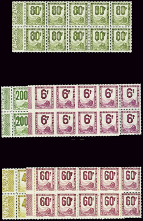 N°5 + 14 + 16 + 19 + 24 5 valeurs en blocs de 10,