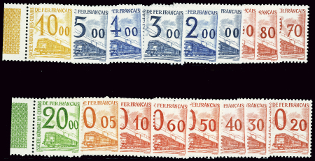 N°31 à 47, les 17 valeurs, neufs **, TB