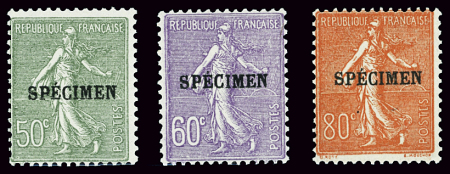 N°198-Cl2 + n°203-Cl 3 Semeuses lignées 3 valeurs,