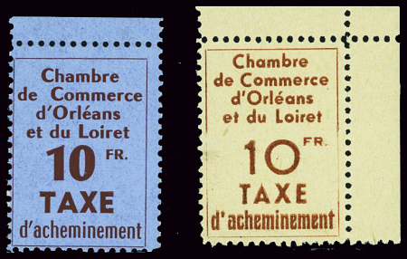 N°2 + n°3 Orléans, les 2 valeurs, bdf, neufs **, T