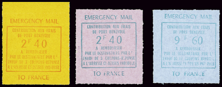 N°11 à 13 Office Lainé, les 3 valeurs, neufs **, T