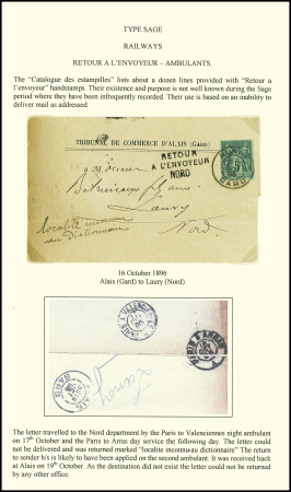 N°75 obl. ALAIS GARD 16/10/96 s. Env. pour LAURY N