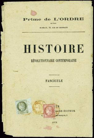 N°50, 57 et 59 obl. càd ROUGE PARIS IMPRIMES PP s.
