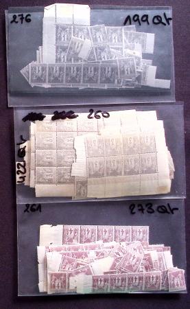 N°83 (199), n°87 (260), n°88 (273), généralement e