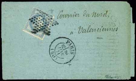 N°29B obl. Etoile sur correspondance Havas sur PAP