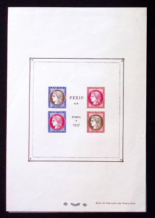 N°348 à 351 Pexip, BF N°3, lég. froissures sinon T