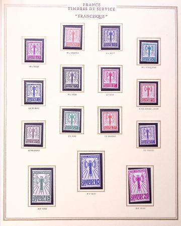 N°1 à 15 : la série Francisque s. FA Présidence, n