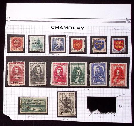 CHAMBERY N°1 à 14C : la série complète, plusieurs 