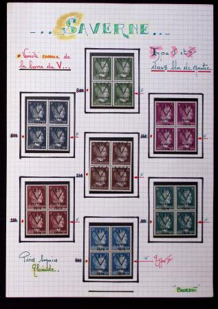 SAVERNE 2/19 (sauf 8, 12 et 16), T I, en BLOCS de 