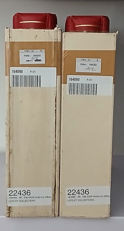 France, collection de 1900 à 1996 obl. présentée e