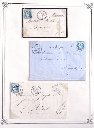 TRANS, 4 Lettres affr. obl. GC 4006 (3) et càd T17