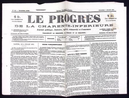 N°27Bb 4c. gris-jaunâtre, T II, obl. TYPO s. Journ