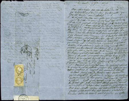 N°28B 2 ex. défx, obl. GC 321( ) sur LAC, càd T17 