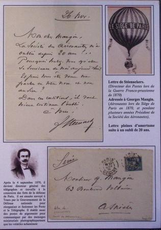 Lettre manuscrite de Steenackers directeur des Pos