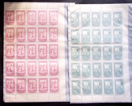 1930-1939, Lot rare d'Algérie avec 53 épreuves de luxe