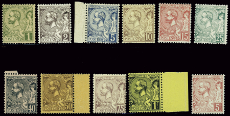 N°11/21 la série de 11 valeurs, neuves **, TB