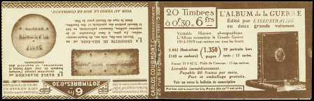 CARNET N°C17-5 carnet de 6f composé de 20 timbres n°17a
