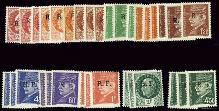 BORDEAUX N°1 à 11 Les 3 séries dans les types I, II