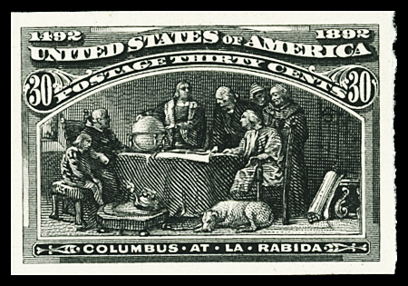 N°239-E6  1893, Essai du 30 c Colomb en   noir (black)