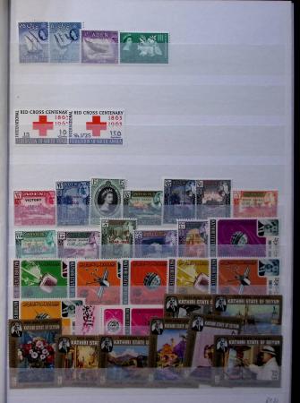 1966-1988 collection   en classeur, dont Q´aiti, Mahra