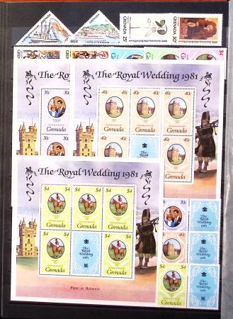 1937-1996 collection en classeur, dont aussi les Grenadines