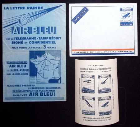 5 docs : 2 publicités : tarifs et horaires Air Ble