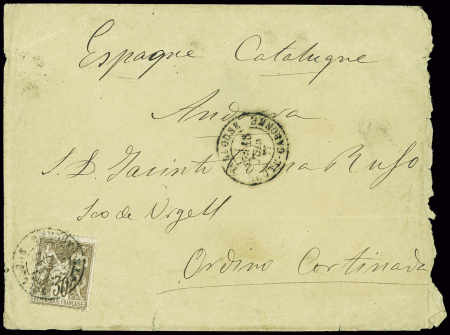 France n°80 30c Sage obl T18 "Toulouse Haute Garon