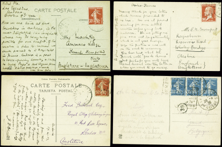 5 CP AFF de ou vers Andorre dont Labouche n°1024 (