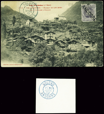 CP Labouche n°1018 (Hameau de Los Bons) avec CAD t