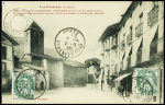 N°111 obl Porte (1926) sur CP Labouche n°1031 (And