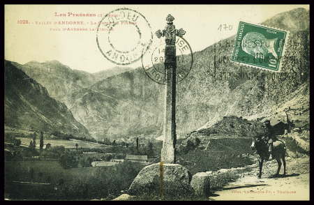 France n°170 10c Pasteur, obl Toulouse (1925) sur 