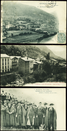 3 CP d'Andorre (Claverol n°27 et 31 et La Maravill