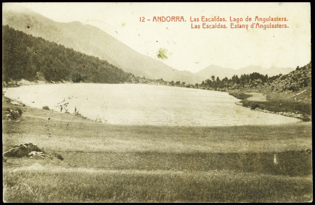 France n°246 obl "Porte Pyrénées Orles" (1928) sur