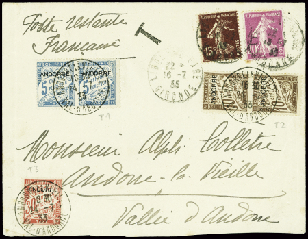 France n°189 + 190 obl Libourne gare Gironde (1935