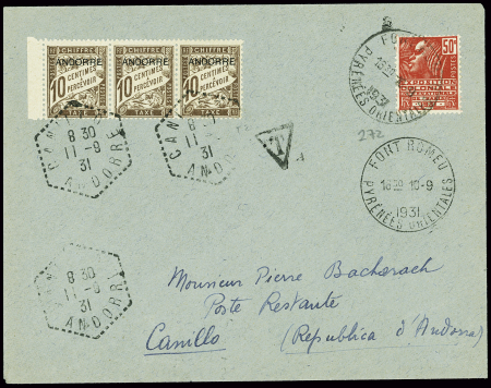 France n°272 50c rouge femme Fachi obl horoplan "F