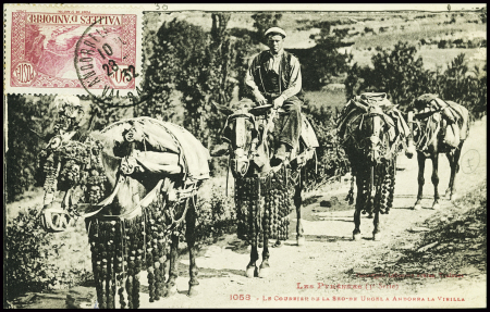 N°30 obl Andorre la Vieille (1932) sur CP Labouche