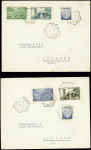 26 plis AFF divers Andorre (1948 - 1953) dont PA n