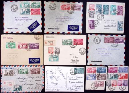 28 plis + 2 fgt d'Andorre avec AFF variés vers 195