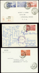14 plis de 1947 - 1951 AFF divers Andorre dont n°1
