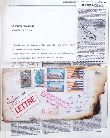Lettres et documents divers d'Andorre français et 