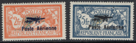 N°1 2f + n°2 5f Merson, neuf **, TB