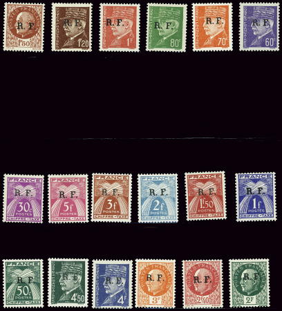 BORDEAUX N°1 à 11 poste + taxes n° 12 à 18, les 18