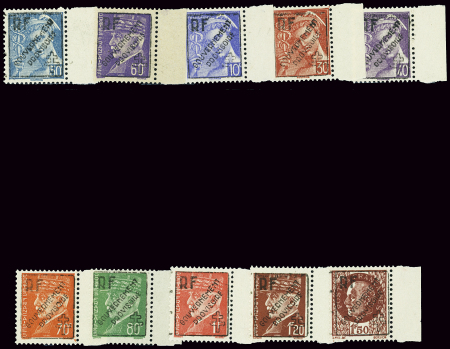 MARSEILLE N°1 à 10, les 10 valeurs, neufs **, TB