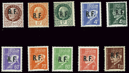 POITIERS type IV 10 valeurs, neufs **, TB