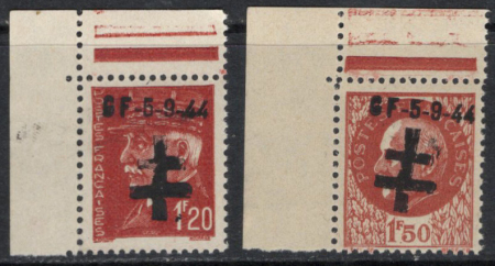 PONTARLIER 2 valeurs, neufs **, TB