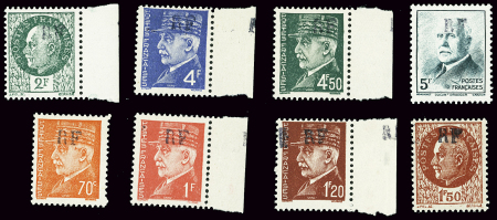 TOURS-GARE 8 valeurs, neufs **, TB