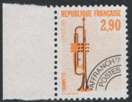 N°204A 2f90 trompette dentelé 13, bdf, neuf **, TB